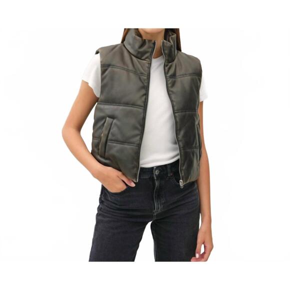 BE COOL Jackets & Blazers - NEW BE COOL sofie faux leather vest in black